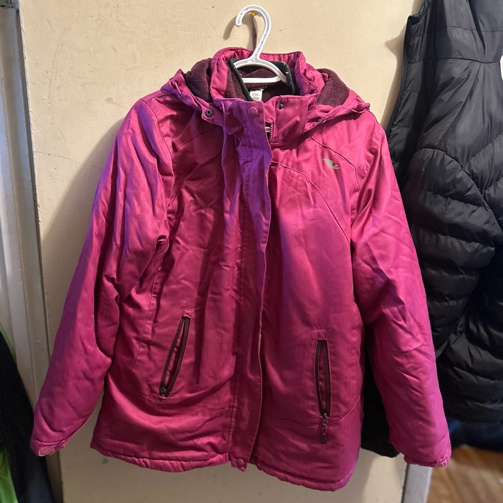 Womens 3 way winter jacket size large!